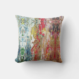 Symphony of Chaos - Abstrakt Real Artists Palette Kudde