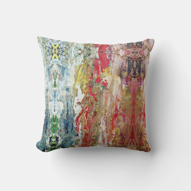 Symphony of Chaos - Abstrakt Real Artists Palette Kudde (Framsida)