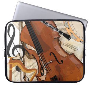 Symphony of Instruments Laptop Fodral