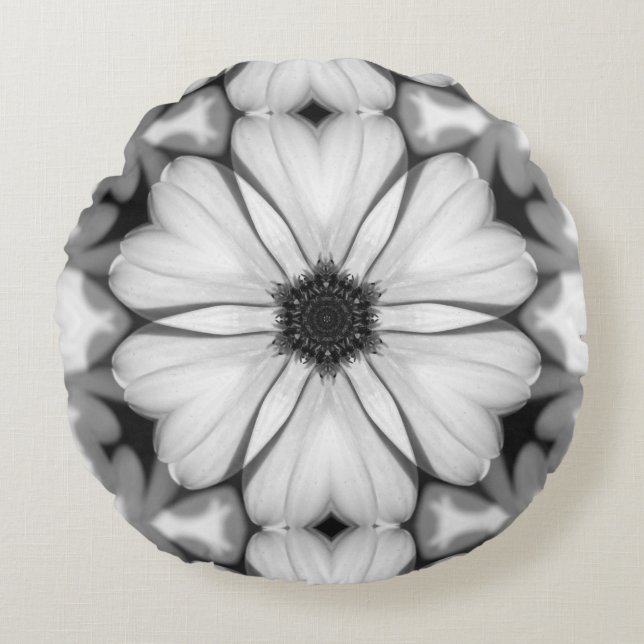 Symphony of Petals Rund Kudde (Framsidan)