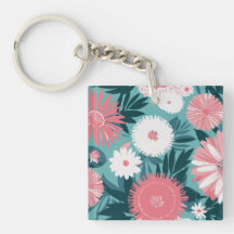 Symphony på kraftig rosa och vit Blommigt