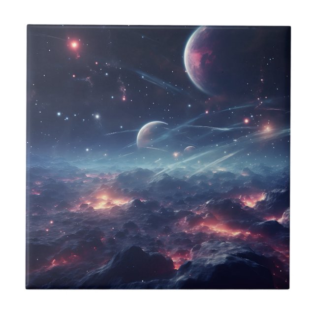 Symphony Tile för Space Galaxy Kakelplatta (Framsidan)