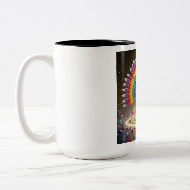 Symphony Turkiet Mug Två-Tonad Mugg (Vänster)