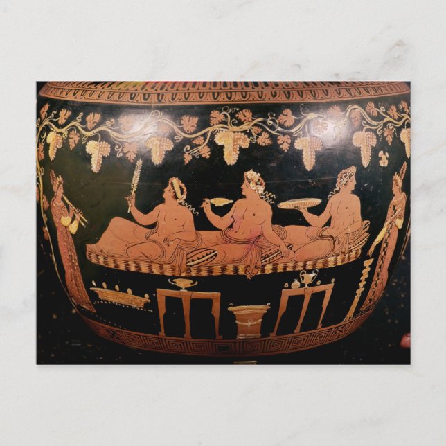 Symposium som visar tre manar-lekplatser vykort (Framsida)