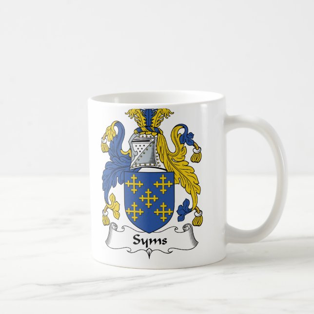 Syms familjvapensköld kaffemugg (Höger)
