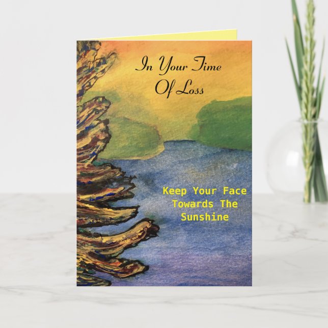 Symtomatisk tid för förlust av solsken runt Sjö su Kort (Framsida)