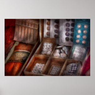 Syn - Färskknappar för försäljning Poster