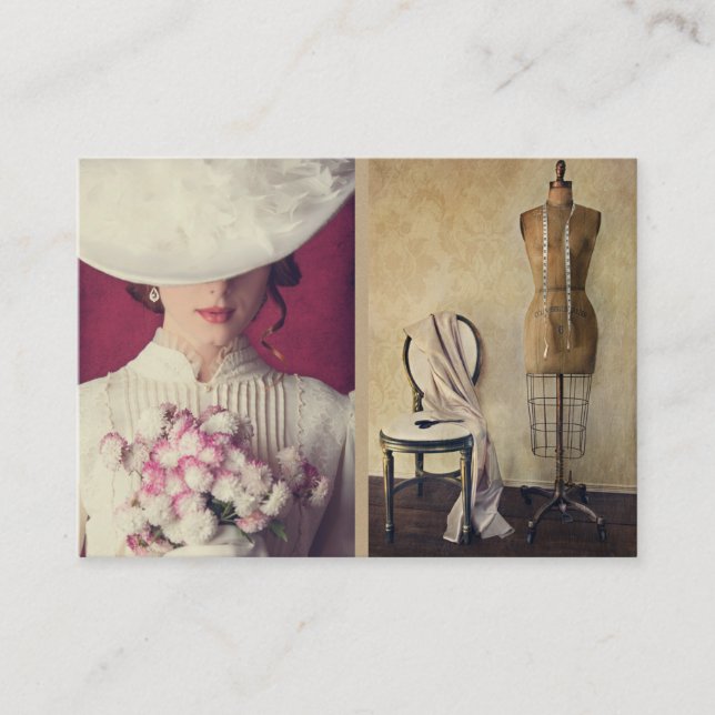 Syn/stjärt/Mode/sjönöt Visitkort (Framsida)