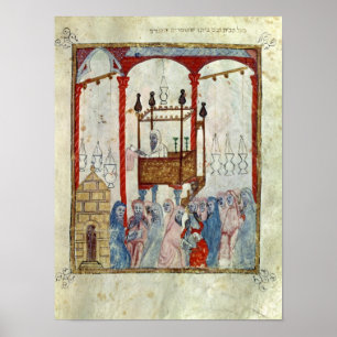 Synagoga c.1350, nordliga Spanien Poster