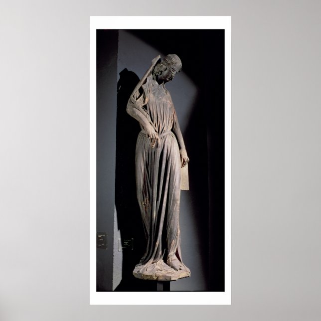 Synagogans allegoriska figur, från sout poster (Framsidan)