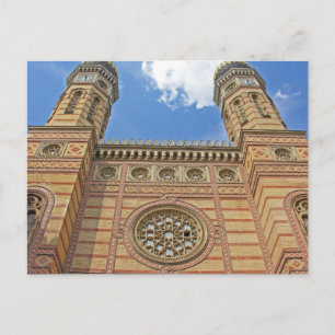Synagogue, Budapest, Ungern Vykort