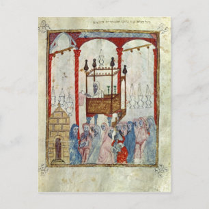 Synagogue, c.1350, norra Spanien Vykort