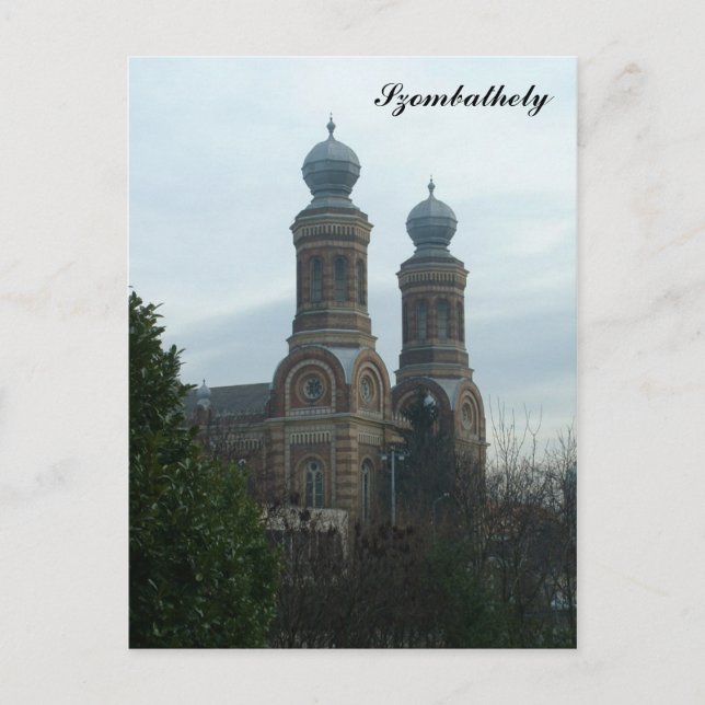 Synagogue Vykort (Framsida)