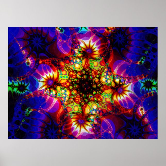 Synapse av holografiskt streck poster (Framsidan)