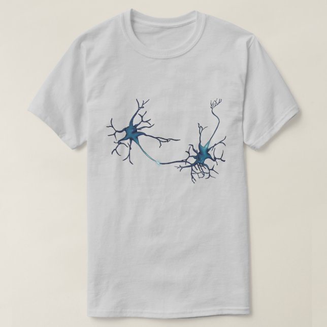 Synapse mellan Neurons, Neuroscience Neuron T Shirt (Design framsida)