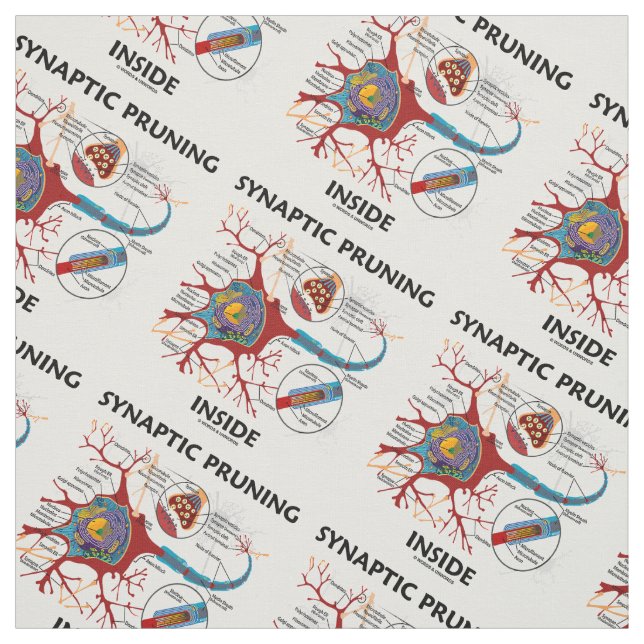 Synaptic beskära inre NeuronSynapseNeurology Tyg (Provkarta)