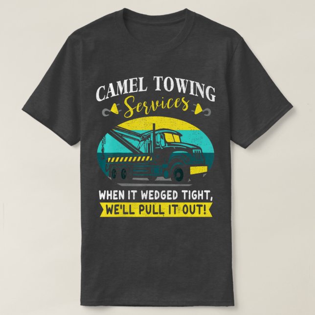 Synbar kamelbogserservice Gift Design Idea T Shirt (Design framsida)