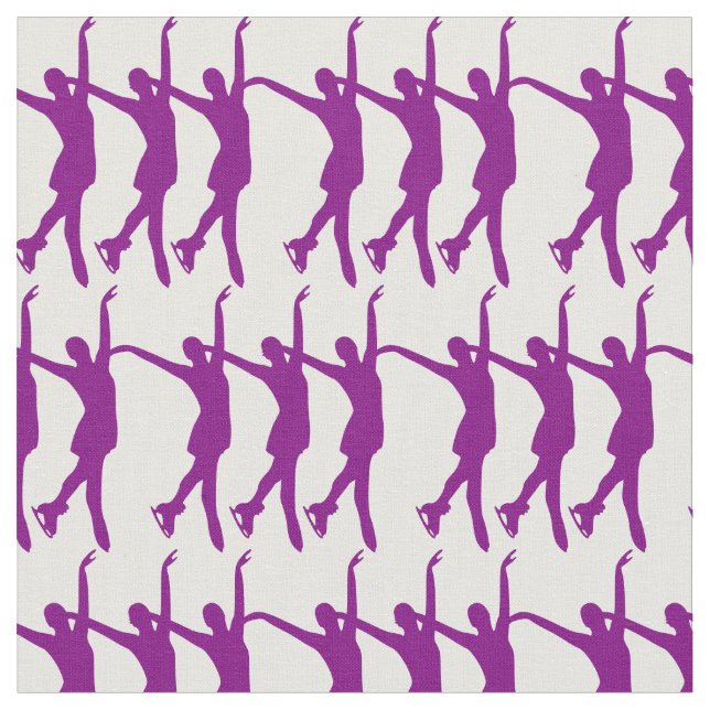 Synchro Ice Skate Fabric Skater Figur Tyg (Närbild)