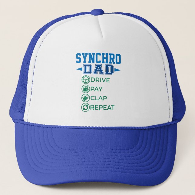 Synchro Pappa-enheten Betalar Clap Synchronized Sk Keps (Framsida)