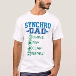 Synchro Pappa-enheten Betalar Clap Synchronized Sk T Shirt