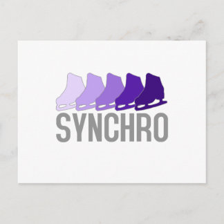 Synchro Skates Vykort