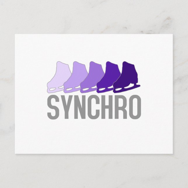 Synchro Skates Vykort (Framsida)
