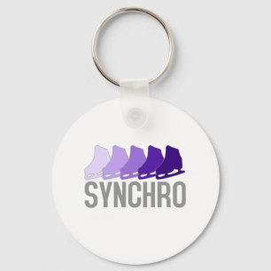 Synchro skridskor nyckelring