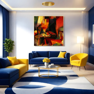 Synchromy No. 3, Stanton Wright (1917) Poster