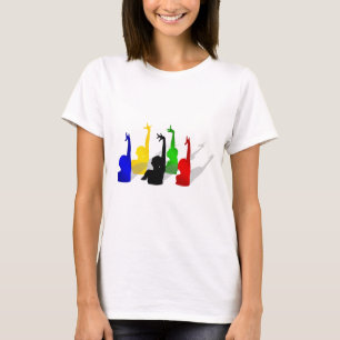 Synchronized simming USA sport T Shirt