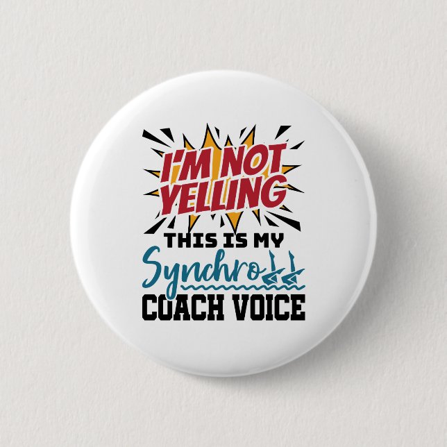 Synchronized Swimming Synchro Coach Voice Knapp (Framsida)