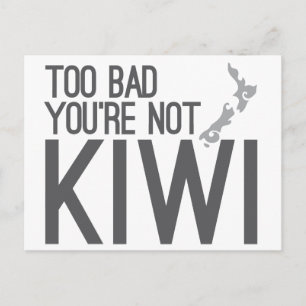 Synd att du inte är KIWI (NEW ZEALAND) Vykort