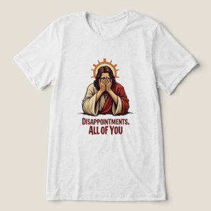 Synd på er alla - Lustigt Jesus Facepalm T Shirt