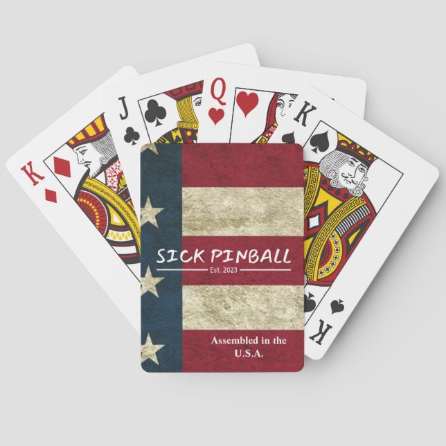 Synd Pinball Est. Spelkort 2023 (Baksidan)