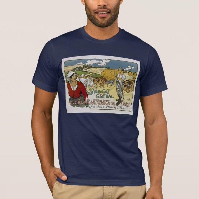 Syndicat Central des Agriculculdes de Frankrike T-shirt (Framsida)