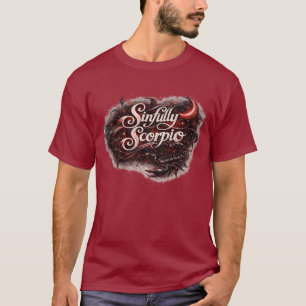 Syndigt Skorpion Zodiak T-Shirt – Mörkt Förföriskt