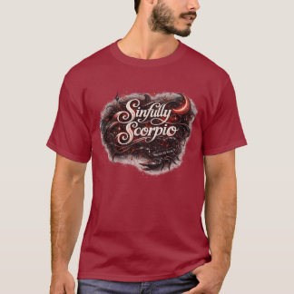 Syndigt Skorpion Zodiak T-Shirt – Mörkt Förföriskt