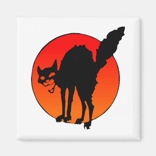 Syndikalist katt magnet