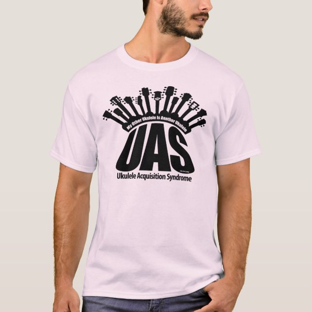 Syndrom för UAS-Ukuleleförvärv Tee Shirt (Framsida)