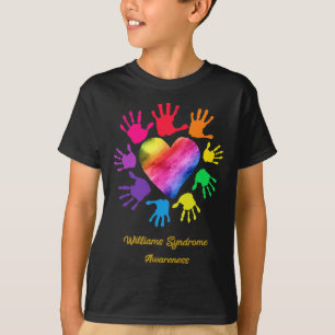Syndrome Awareness Händer Williams Syndrome Gift T Shirt