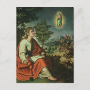 Synen av St. John Evangelist på Patmos Vykort