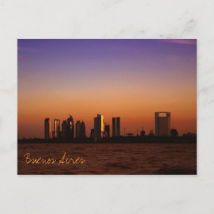 Synen på Buenos Aires vid sunset Vykort