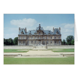 Synen på Chateau de Maisons fasad i Öster Hälsningskort