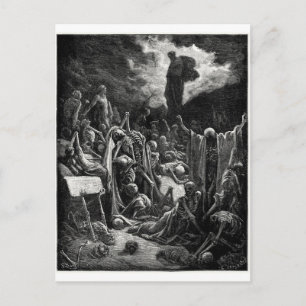 Synen på Dry Bones-dalen Vykort
