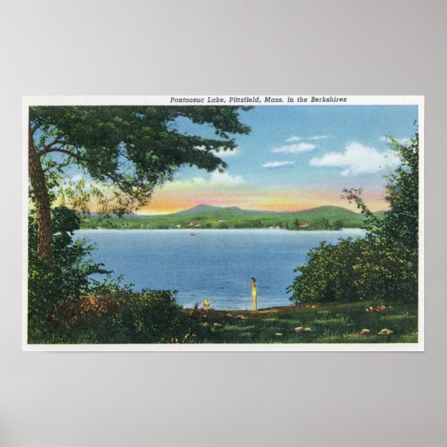 Synen på Pontoosuc Sjö Poster (Framsidan)