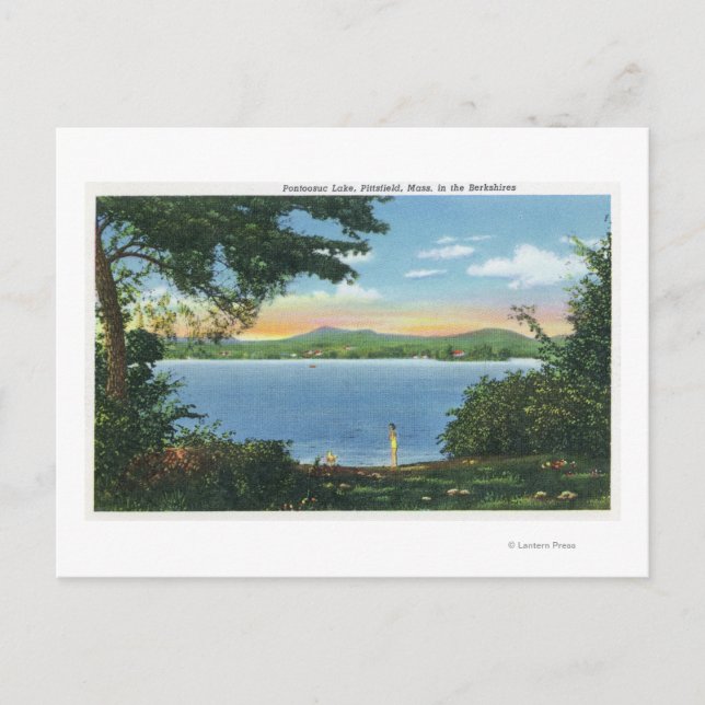 Synen på Pontoosuc Sjö Vykort (Framsida)