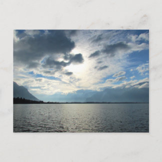 Synen på Sjö Genève och Alpernorna Vykort