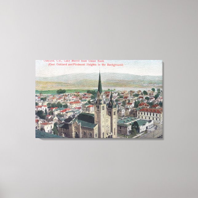 Synen på Sjö Merritt från Union Bank Canvastryck (Framsida)