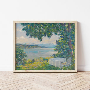 Synen på Sjö Starnberg Edward Cucuel Poster