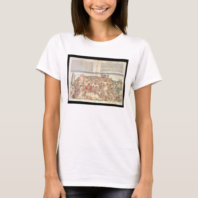 Synen på staden Jerusalem, från Nürnberg Tee Shirt (Framsida)