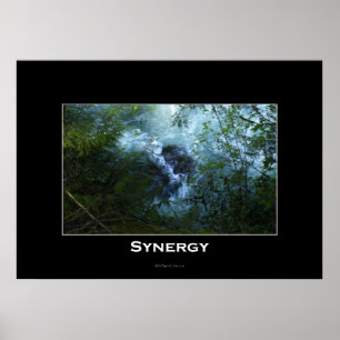 SYNERGY Nature River inspirational Poster